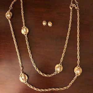 Cabi All the Buzz Bee Earrings and Necklace